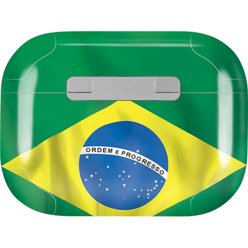 Brazil Flag AirPods Skins